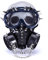 MOHDHAF- Halloween Maske Steampunk Cool Nagel Kette Maske Mit Brille Atemschutzmaske Cosplay Niet Brille Gesichtsmaske Party Zubehör