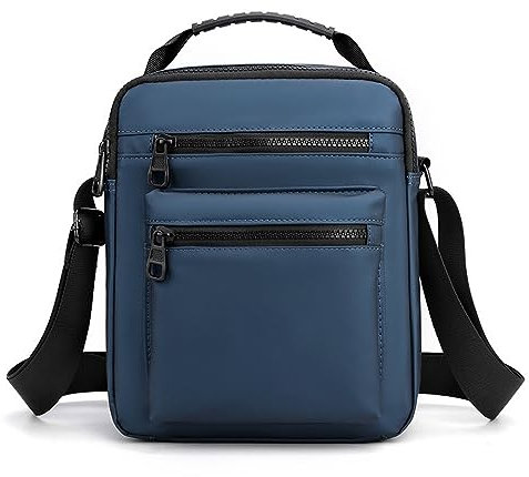 LVUNZJCA Brusttasche für Herren Umhängetasche for Herren, Pendlertasche Umhängetasche für Herren(Blau)
