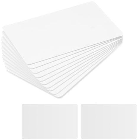 20 Stück NFC Tags Quadratische NFC Cards Weiß NTAG215 NFC Stickers Leer NFC Visitenkarte Wiederbeschreibbar 215 NFC Tag 504 Byte Speicher Kompatibel mit Allen NFC Fähigen Mobilgeräten