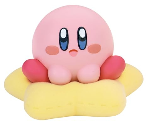 Banpresto Kirby Fluffy Puffy Sammelfigur Mine Break Time, 4 cm, BP28516P, Mehrfarbig, optimal für Videospiel-Fans