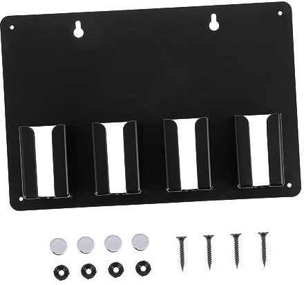 Healeved Haircut Accessories Stand Stylish Black Plastic Clipper Display Bracket for Barber Tools