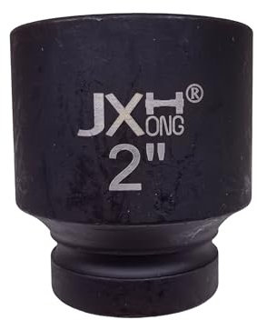 1 Drive 2 Impact Socket, 6-Point, Heat Treated Cr-V Alloy Steel
