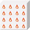 CREATCABIN 128 Stück Flammen Planer Aufkleber Feuerwehrhelm Aufkleber Selbstklebend Wasserfest Punkte Cartoon Aufkleber Massenaufkleber Für Scrapbooking Kalender Wasserflaschen Laptop Gitarre 2.5cm