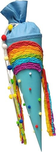 Schultüte Bastelset Regenbogen von Prell- Junge/Mädchen - Einschulung ? Zuckertüte ? Schulanfang