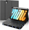 Coque Clavier pour iPad Mini 7 (A17 Pro) 2024 / Mini 6 2021, AZERTY Français Amovible Clavier Bluetooth sans Fil pour iPad Mini 7/6 8.3'', Noir