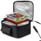 Microondas portátil de mini para automóvil, horno eléctrico de 12v calefacción rápida caja de picnic lonchera calentada calentador de alimentos para viajes para acampar cocción