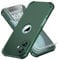 ORETECH for iPhone 16 Case 6.1 inch, with [2 Pack 9H Screen Protector] [Camera Lens Guard] [15FT Military Grade Drop Test] 360° Shockproof Slim Fit Design Rubber Bumper Phone Cover - Green