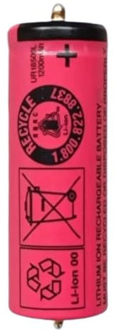 Rasierer 3,7 V 1200 MAh UR18500L/Y Lithiumbatterie. Kompatibel Mit Braun 5671 5673 3018765 6703925 703-0925 81377206