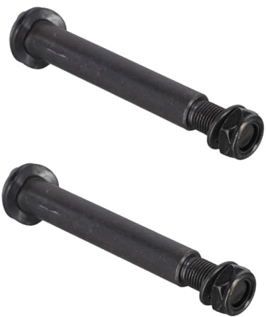 Schrauben für Heimtrainer, Ersatzschrauben, Ersatzteile für Fitnessgeräte, Geeignet für Crosstrainer und Heimtrainer, Schwarz, 2 Stück