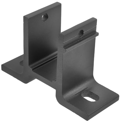Ciieeo Support D'auvent en Alliage D'aluminium Noir pour Fixation Murale Extérieure, Installation Facile et Polyvalente pour Accessoires de Store de Terrasse