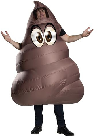 Bristol Novelty Inflatable Poop Adult's Fancy Dress Costume.