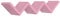 MODULARREDO | SAETTA Mensola da Muro, Mensola Cameretta, Mensola da Parete, Mensole Cameretta Bambina, 57x11 p15.5 cm, Rosa Blush - Made in Italy
