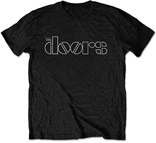 The Doors Unisex Adult Logo Cotton T-Shirt