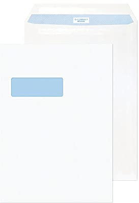 Q-Connect C4 Envelope Window Self Seal 90gsm White (Pack of 75)