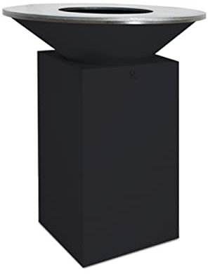 OFYR Grill aus Stahl für den Außenbereich, Modell Classic Black 85, funktioniert mit Holz.