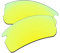 EZReplace Verres de rechange pour lunettes de soleil Oakley Flak 2.0 OO9295 (verres polarisés), Jaune d'or, Taille unique