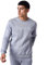 Sweat col Rond Signature Gris Clair S