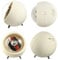 kyaoayo Uhrenbeweger, super leiser Motor Uhrenbeweger 360 Grad, Touch-Bedienfeld zuschaltbare LED-Beleuchtung, für Uhren Zimmer Wohnzimmer Schlafzimmer (Weiss)
