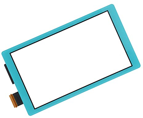Verre de Remplacement pour Écran Tactile Lite Panneau Avant Extérieur Compatible avec Console de Jeu Verre Trempé Anti-Rayures Écran de Protection Vert