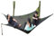 illuevagrun Aerial Camping Hammock Hammock Quad Triangle Air Tent for Outdoor Adventures Multi-Person Portable Outdoor 2-4 People Tree Air Tent Travel Square 3 x 3 x 3 x 3 m