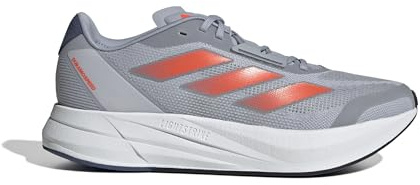 Adidas Herren Duramo Speed Running Shoes, Halo Silver/solar red/preloved Ink, 45 1/3 EU
