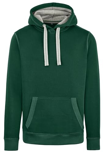 HRM Unisex Sweat Kapuzenpullover, Bottle-Green, M