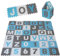ALPIDEX Kinder Puzzlematten 86-teilig | Buchstaben & Zahlen | 36 Matten - 30 x 30 x 1cm | Spielteppich Baby Krabbelmatte Kinderteppich Puzzle Lernteppich XXL Bunt, Farbe: Blau