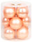 MAGIC Weihnachtskugeln Glas 8cm 12 STK. Christbaumkugeln (Sweet Melon)