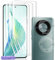 Zerrshoo Protector de Pantalla para Honor Magic 6 Lite Película de flexible 3 Piezas y Honor Magic 6 Lite Cristal Templado Protector de Cámara 2 Piezas, HD Trasparente para Magic 6 Lite Protector