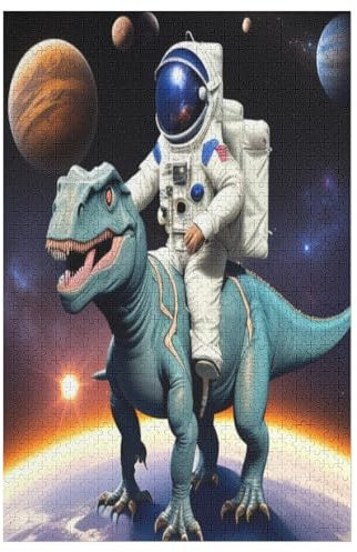 Dinosaurier-Puzzle Für Erwachsene, 1000-teilige Puzzles Für Teenager Und Kinder, Kreative Puzzles Für Die Familie, Herausfordernde Spiele, Spielzeug, Geschenke (78×53cm)