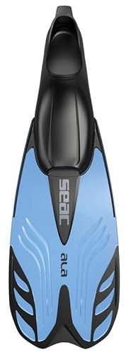 Seac ala, Aletas de Snorkeling con Zapatillas Cerradas para Adultos y niños, Desde l Talla 28 hasta 47, Azul Marino, 34/35