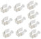TOGEVAL 10St LED-Lampenfassung Clip für Glühbirnen Glühbirnenhalter Clip LED Lampenhalterung LED Röhrenhalterung Halterung für LED-Leuchtstoffröhre Halterung für LED-Licht Kunststoff Weiß