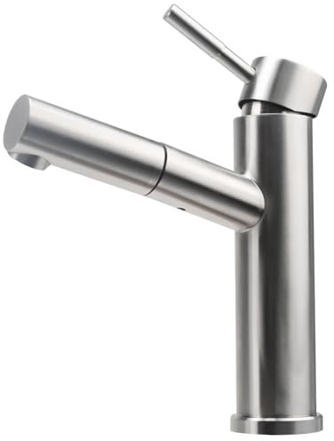 Minnhua Grifo Lavabo con Ducha Extraíble Grifo de baño Grifo para Lavabo de Baño Extensible Grifos Baño Extensible Grifo Monomando Lavabo Grifo Monomando Cepillada