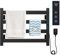 KEOKBON Scaldasalviette elettrico da bagno, 520 x 400 mm, temperatura costante 35 – 70 °C, timer da 1 – 24 ore, 85 W, nero
