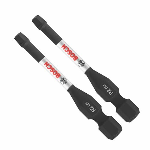 BOSCH ITDSQ2202-2 Stück Antrieb 2 Zoll Schlagwinkel #2 Einsatz-Bits