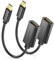 deleyCON 2 Stück USB 2.0 High Speed OTG Adapter - USB A zu USB Micro B - S7 S7 Edge S6 S6 Edge S5 S4 Note 5 4 3 - Schwarz