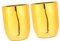 ifundom 2St Würfelbecher Partyspielzubehör plastikgläser plastikbecher Drinking Game brettspiele trinkspiel glop Requisiten für Party-Tischspiele Würfel Aufbewahrungsbecher Golden