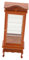 QUMIIRITY Mueble De Gabinete De Madera Miniatura para Casa De Muñecas Diseño Único De Puerta Simple Arco Accesorios para Manualidades y Decoración Infantil