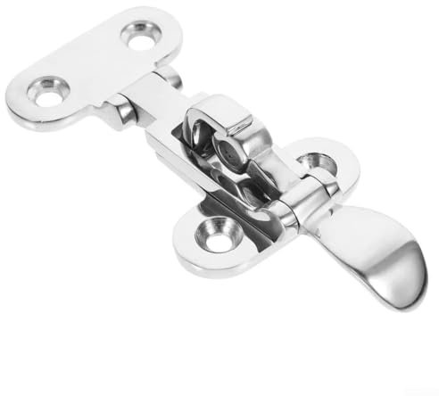 Padlock Hasp Latch Locks, Latch Door Lock, Boat Door Window Lock Latch, Marine Grade 316 Stainless Steel