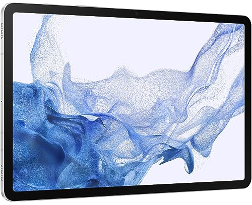 Samsung Galaxy Tab S8 X806B 12,4 Pouces, 128 Go 10090 mAh, Android 12.0 Qualcomm Snapdragon SM450 Argent (Reconditionné)