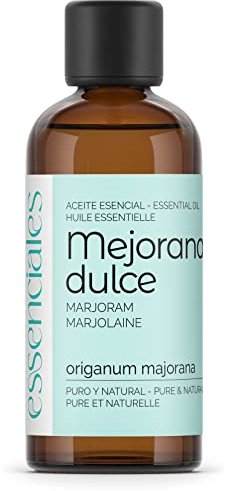 Essenciales - Huile essentielle de Marjolaine commune (Origanum Majoranum) BIO, 100 ml | 100% Pure et Naturel - Certifiée Biologique et Écologique