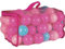 Dynamic - Lot de 100 balles en plastique avec filet de transport - Coloris : rose