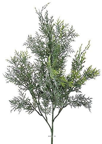 Artificielles.com - Thuya artificiel en piquet plastique H 55 cm L 30 cm extérieur