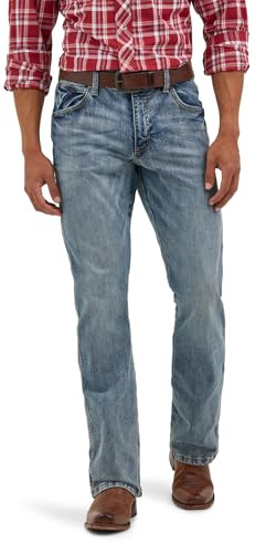 Wrangler Men's Retro Slim Fit Boot Cut Jean, Greeley, 36W / 36L