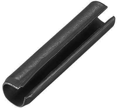 3 mm x 14 mm Dübel aus Karbonstahl, Splitfeder, Rolle Regal, Halterung aus Kiefer, Befestigung, Schwarz, 30 Stück