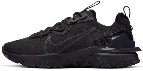 Nike NIKE REACT VISION, Men's Running Shoe, Black Anthracite Black Anthracite, 7.5 UK (42 EU)