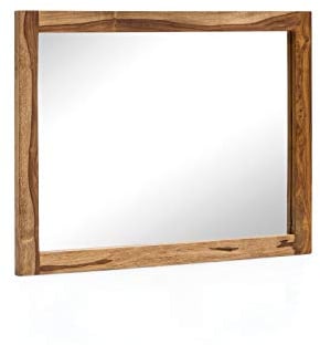 Woodkings® Spiegel Lagos 80x60 Holz Rahmen Palisander Badspiegel Wandspiegel Badmöbel Badezimmermöbel Massivholz