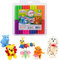 playkidiz Kit polimérica, Herramientas y Accesorios para plastilina de polímero, Arcilla para modelar para Hornear en Horno, Manualidades para niños, Multicolor
