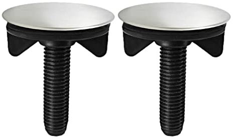 2pcs Kitchen Sink Tap Hole Cover Faucet Hole Cover Sink Tap Hole Plate Stopper Blanking Metal