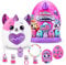 Rainbocorns Eggzania Surprise Mania Kittencorn, über 20 Überraschungen, Plüschtier und Accessoires (Kätzchen), Trixie (Kitten)